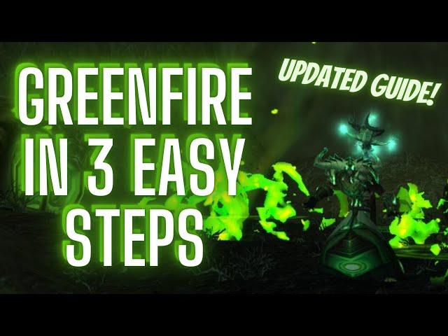 Green fire in 3 quick and easy steps!