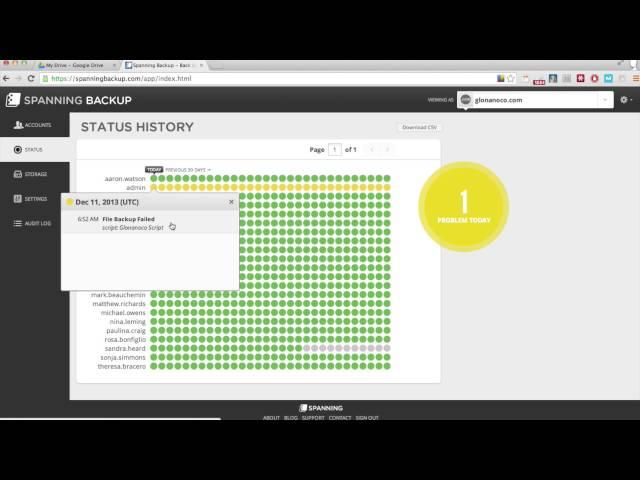 Are Your Google Drive Files Corrupt? Use Spanning Backup for Google Apps to Check.