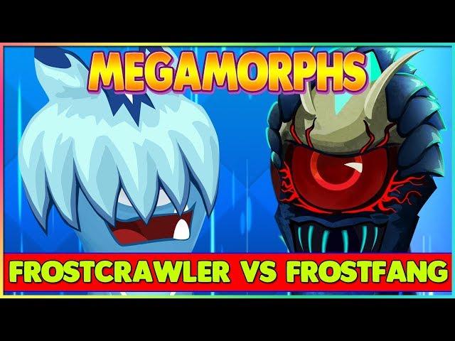 MEGAMORPH FROSTFANG vs MEGAMORPH FROSTCRAWLER ! Slugterra Slug it out 2