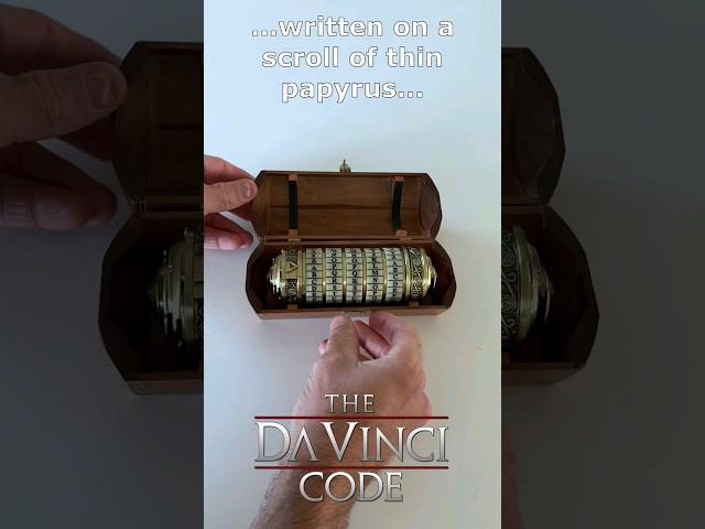 The cryptex from The Da Vinci Code