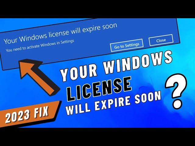 FIX Your Windows License Will Expire Soon Windows 10/11 (Dell, HP) 2023