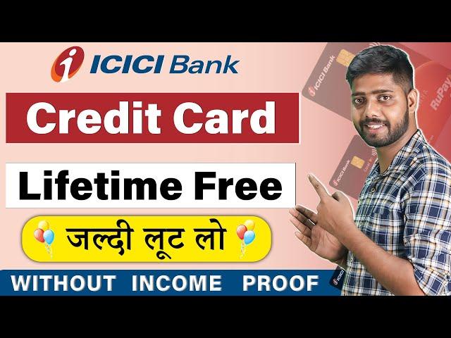 icici credit card apply || Lifetime free icici credit card || icici platinum credit card