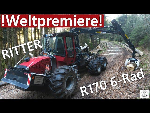 !Weltpremiere! Ritter R170 6-Rad Skidder | Forst-Technik aus dem Schwarzwald