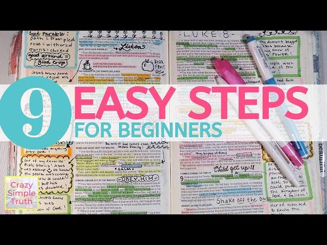 Bible Study How to (for Beginners) 9 Easy Steps/Tips/& Tricks!!