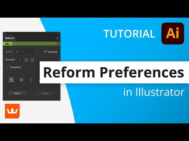 Preferences - tutorial for Reform plugin for Adobe Illustrator