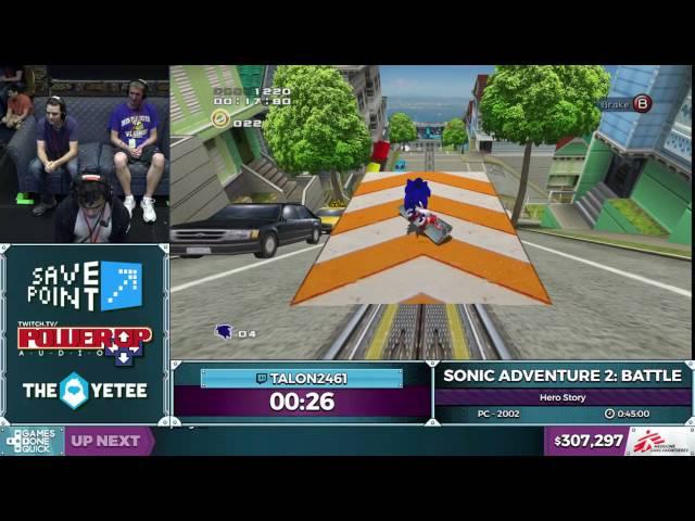 Sonic Adventure 2: Battle by Talon2461 in 0:39:10 - SGDQ2016 - Part 86 [1080p]