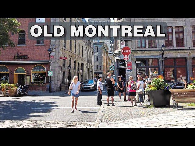 Walking The Historic Old Montreal District (July 2021)