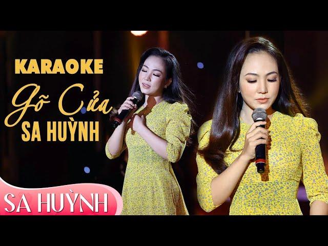 [KARAOKE] Gõ Cửa - Sa Huỳnh (Beat chuẩn)