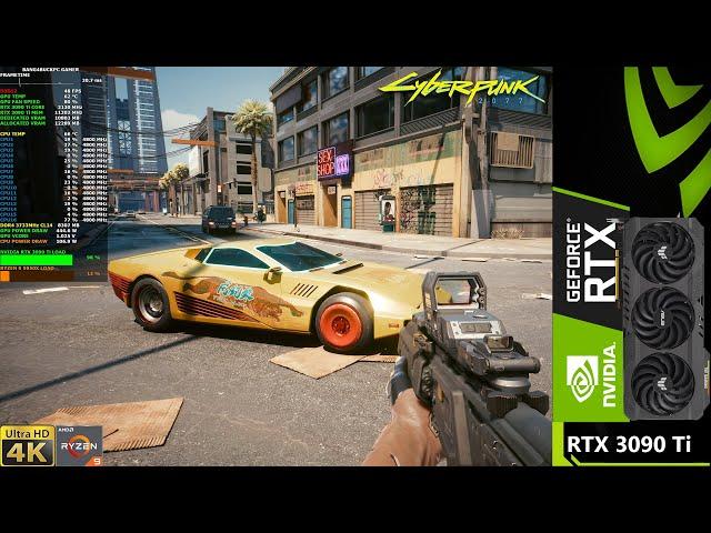 Cyberpunk 2077 Ultra Settings Ray Tracing 4K DLSS | RTX 3090 Ti | Ryzen 9 5950X