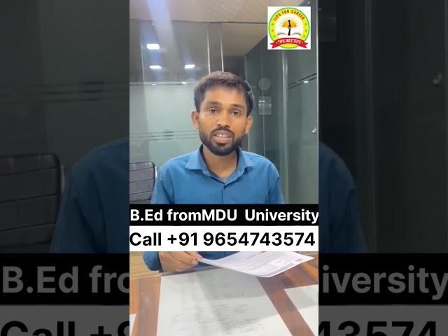 B.Ed From MDU University 2023 || Latest Updates | Eligibility, Last Dates #bedadmission2023