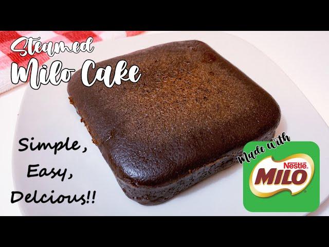 Steam Milo Cake | Only 3 Ingredients Needed | Moist And Easy Recipe