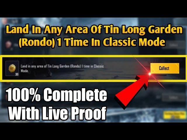 Land In Any Area Of Tin Long Garden (Rondo) 1 Time In Classic Mode