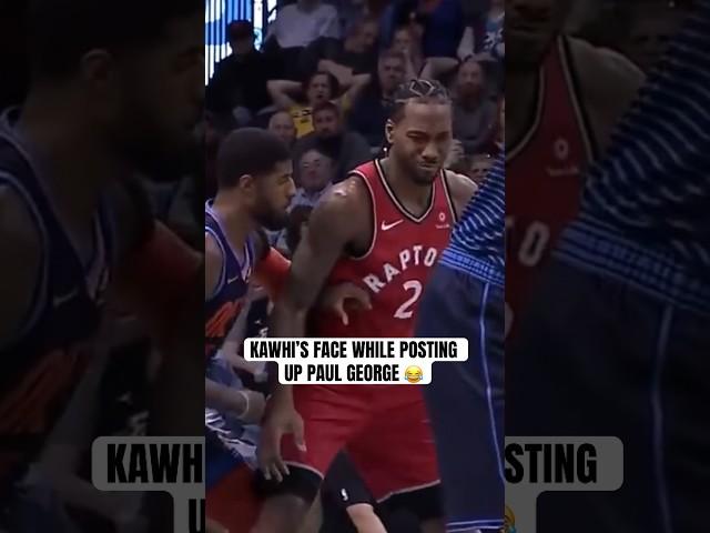 Kawhi took it personal 