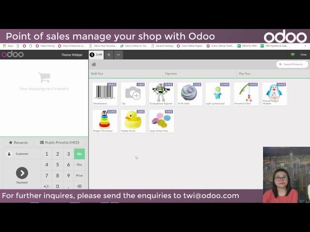 POS: Point of sales manage your shop with Odoo