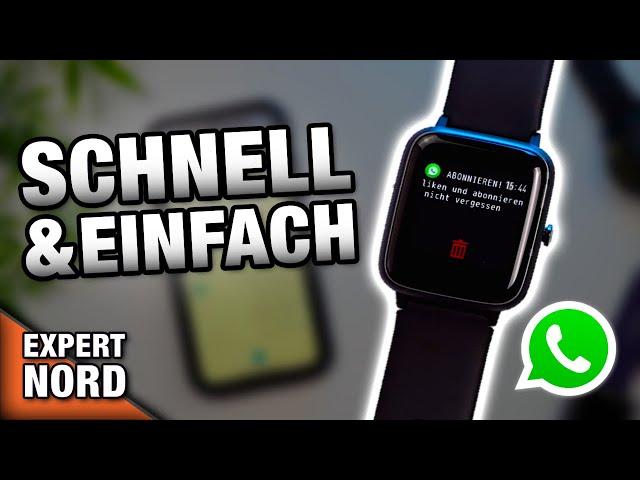 WHATSAPP AND TIME | Hama Fit Watch 5910 Setup