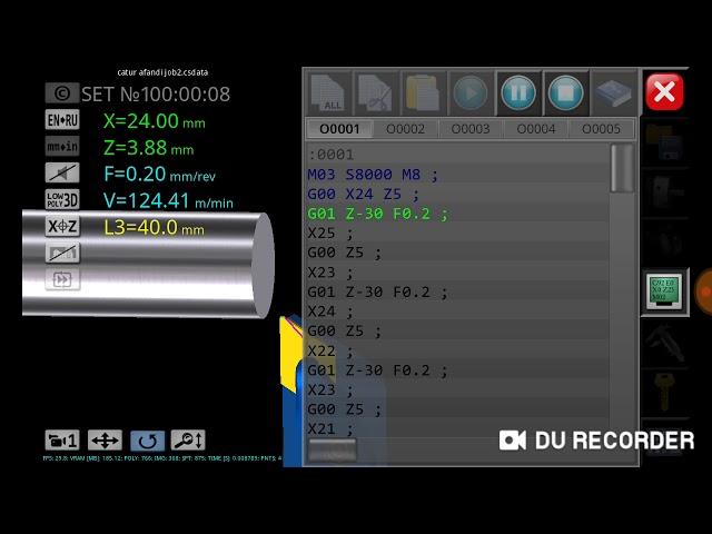 tutorial CNC Simulator G02 G03