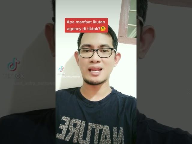 Apa sih manfaat gabung agency di tiktok? #tiktokshop