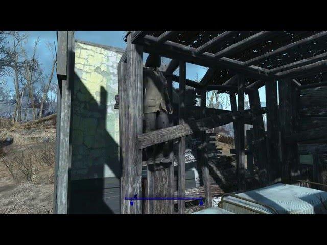 Fallout 4- Settler stuck in wall