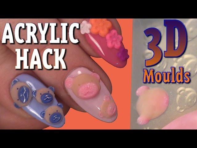 3D Acrylic Hack - Silicone Molds from Naio Nails