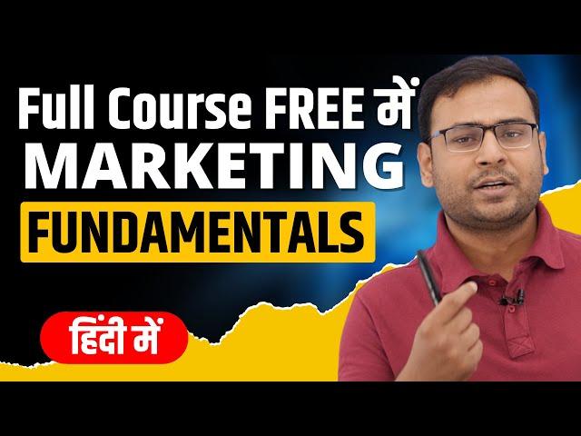 Fundamentals of Marketing Full Course | Marketing Basics for Beginners | Umar Tazkeer