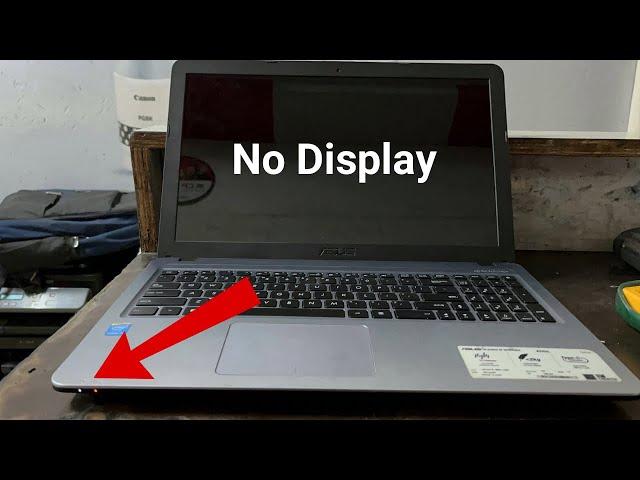 Fix - Asus Laptop On but No Display | Black Screen Problem | Laptop Starts but No Display