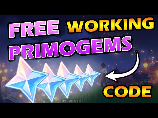 How to get FREE PRIMOGEMS in Genshin Impact! NEW PRIMOGEM CODE GENSHIN IMPACT CODE WORKING TODAY!!