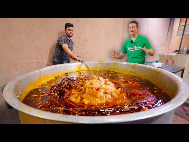 1,000 Kg. BIRYANI JACUZZI - Giant Indian Food!!  Biryani Tour in Bengaluru, India!