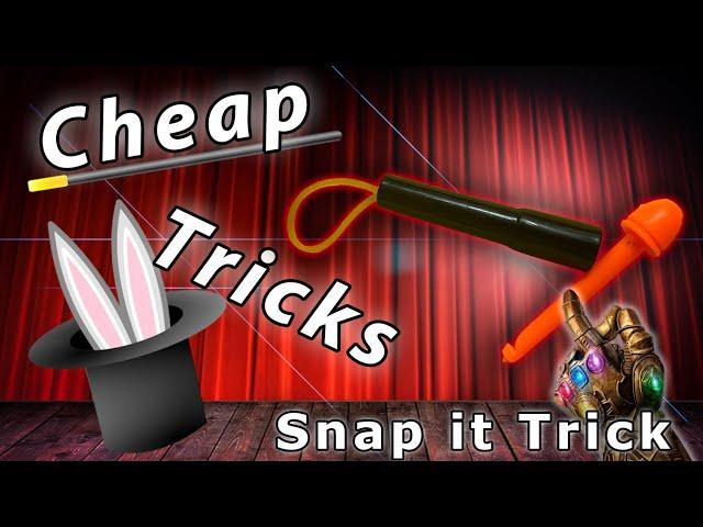 Cheap Tricks - Magic - Snap it Puzzle  - How to Budget illusions revealed