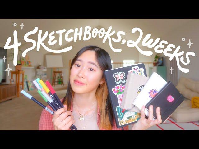 I Finished 4 Sketchbooks in 2 Weeks ️ (& Art Q&A!)