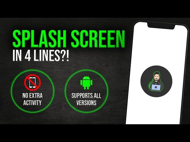 The New Splash Screen API is INSANE!  (No Extra Activity, Animations, Fetching Data, ...)