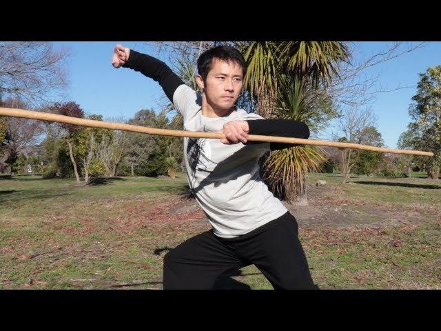 Shaolin Kung Fu Wushu Bo Staff Spinning Tutorial for Beginners