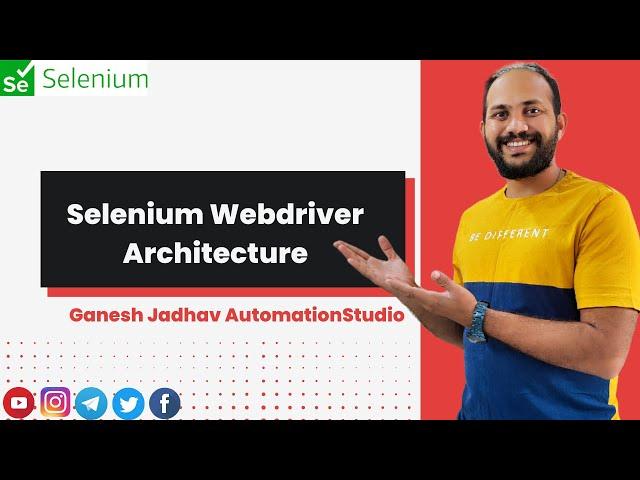 Selenium WebDriver Architecture || Ganesh Jadhav Automation Studio