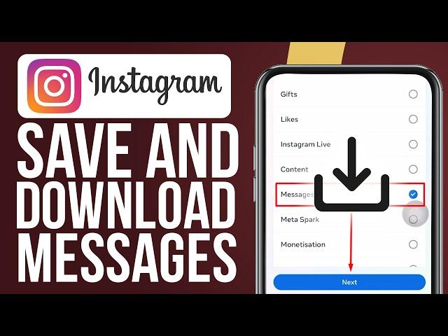 How To SAVE And DOWNLOAD Instagram Messages (DMs) 2024 | Easy Tutorial