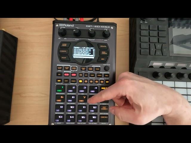 SP404 mk2 44.1 - Importing and Exporting Samples