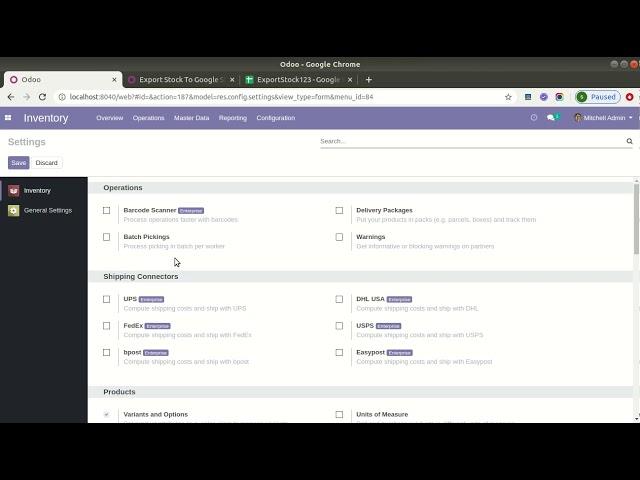 Export Product Stock To Google Sheet Odoo