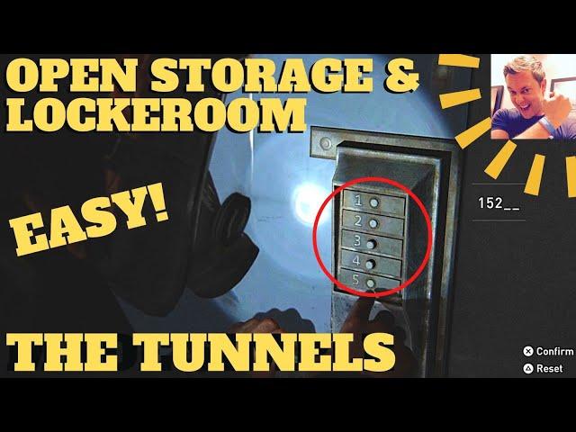 The Last of Us 2 - Open Storage & Locker Room Codes (Chapter 13 The Tunnels Seattle Day 1 TLOU2)