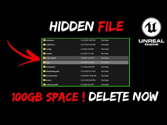 Unreal Engine 5  Hidden Cache Files Location(No Clickbait)............