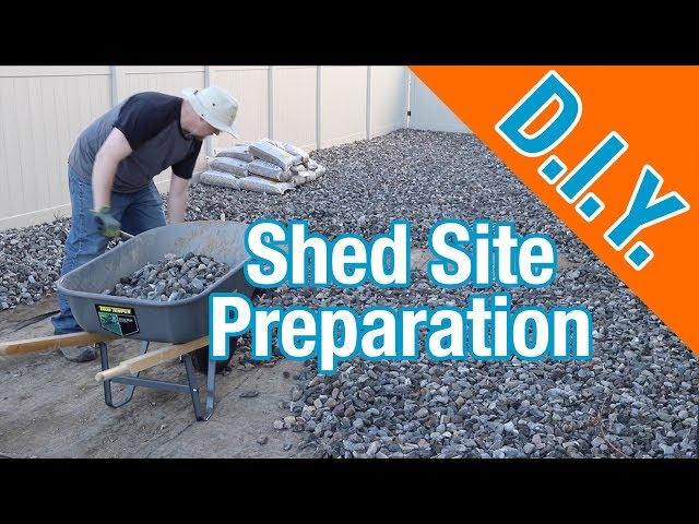 Shed Site Preparation and Concrete Forms: How To Build A Shed ep 1