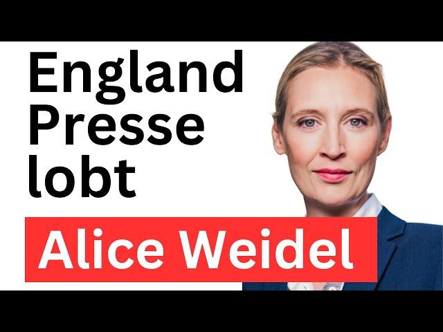 Briten-Presse: Alice Weidel prägt Deutschland