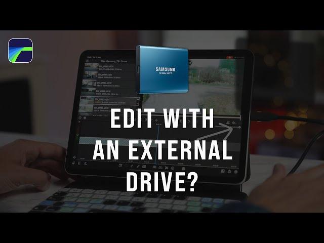 HOW TO use an EXTERNAL drive with LUMAFUSION for video editing (NEW)