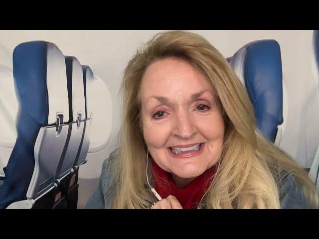 ASMR The Lady on the Airplane does your Makeup Part 2 ️