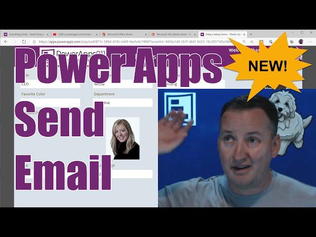 PowerApps Send email - Everything you need to know about sending mail via Outlook and Power Apps