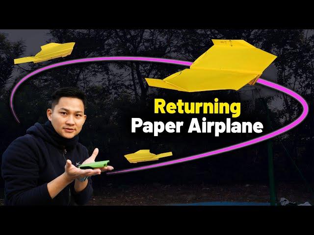 The Science of Flight: The Returning Paper Airplane