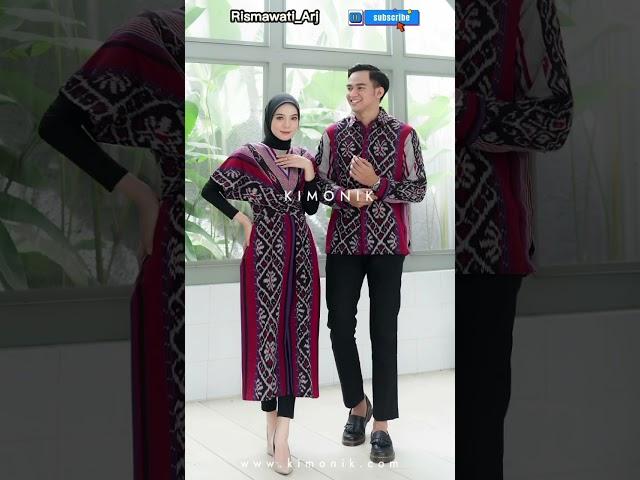 Inspirasi Batik Couple kondangan Mewah elegan modern 2023 /Batik formal #shorts #batik #viral