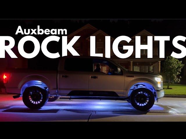 Installing Rock Lights on my F150! #auxbeam