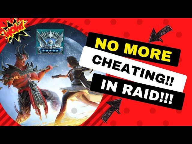 Finally No More Cheating in Raid: Shadow Legends!!!