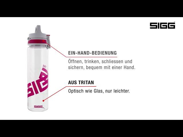 SIGG Total Clear - Tritan Trinkflasche im Detail - Produktvideo