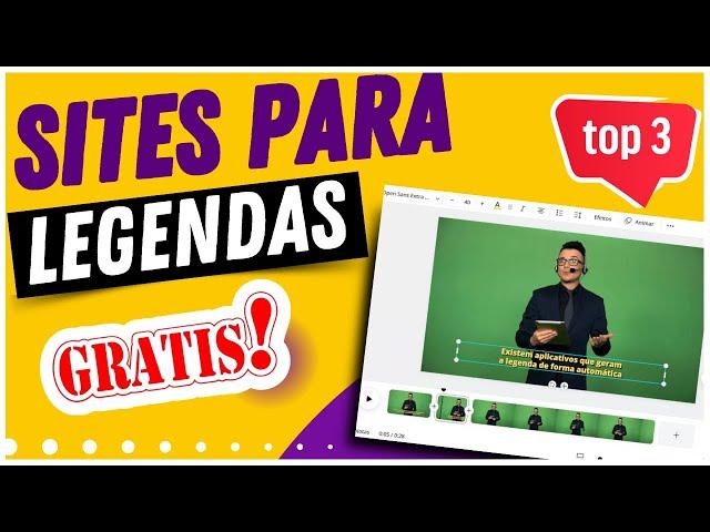 [ Legendas Grátis] 3 Sites Gratuitos para Adicionar Legendas a seus Vídeo!