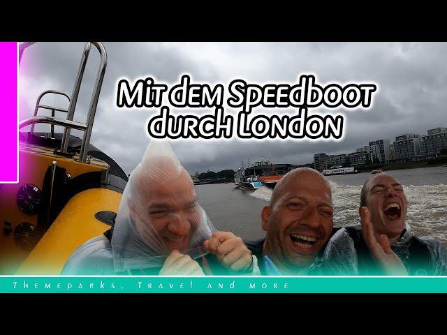 Mit dem Speedboot über die Themse | SOAKED Sightseeing in London | Thames RIB Experience