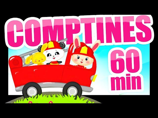 AU FEU LES POMPIERS | COMPTINES BEBE | TITOUNIS